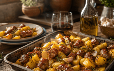 Salsiccia e Patate al Forno: Ricetta Originale Calabrese